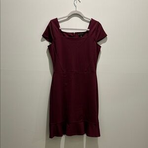 Banana Republic Deep Red Mini Dress
